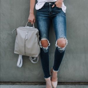 Kancan Distressed Denim - Vici Collection